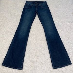 Hudson Womens Jeans W26xL34 Blue Dark Wash Low-Rise Made In USA